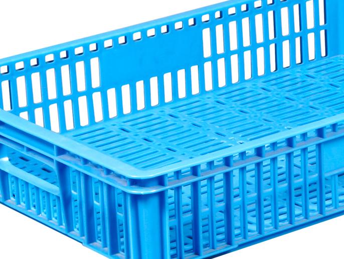 KS575網孔塑料周轉箱(豆幹箱)